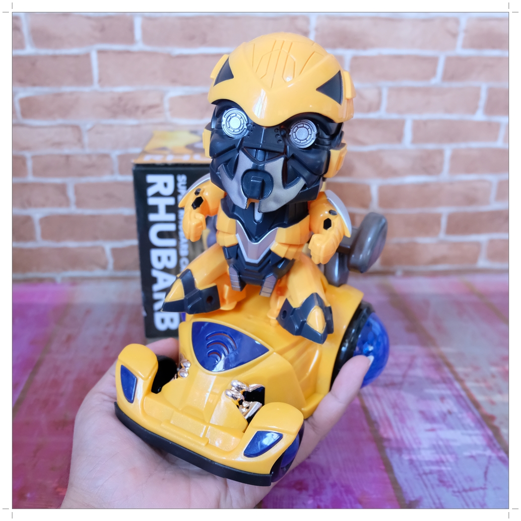 Bumblebee Cars - รถชนถอยบัมเบิ้ลบี สามารถวิ่งได้ด้วยล้อไฟดิสโก้และเมื่อชนกับสิ่งกีดขวางใดๆก็สามารถเปลี่ยนทางได้อัตโนมัติ