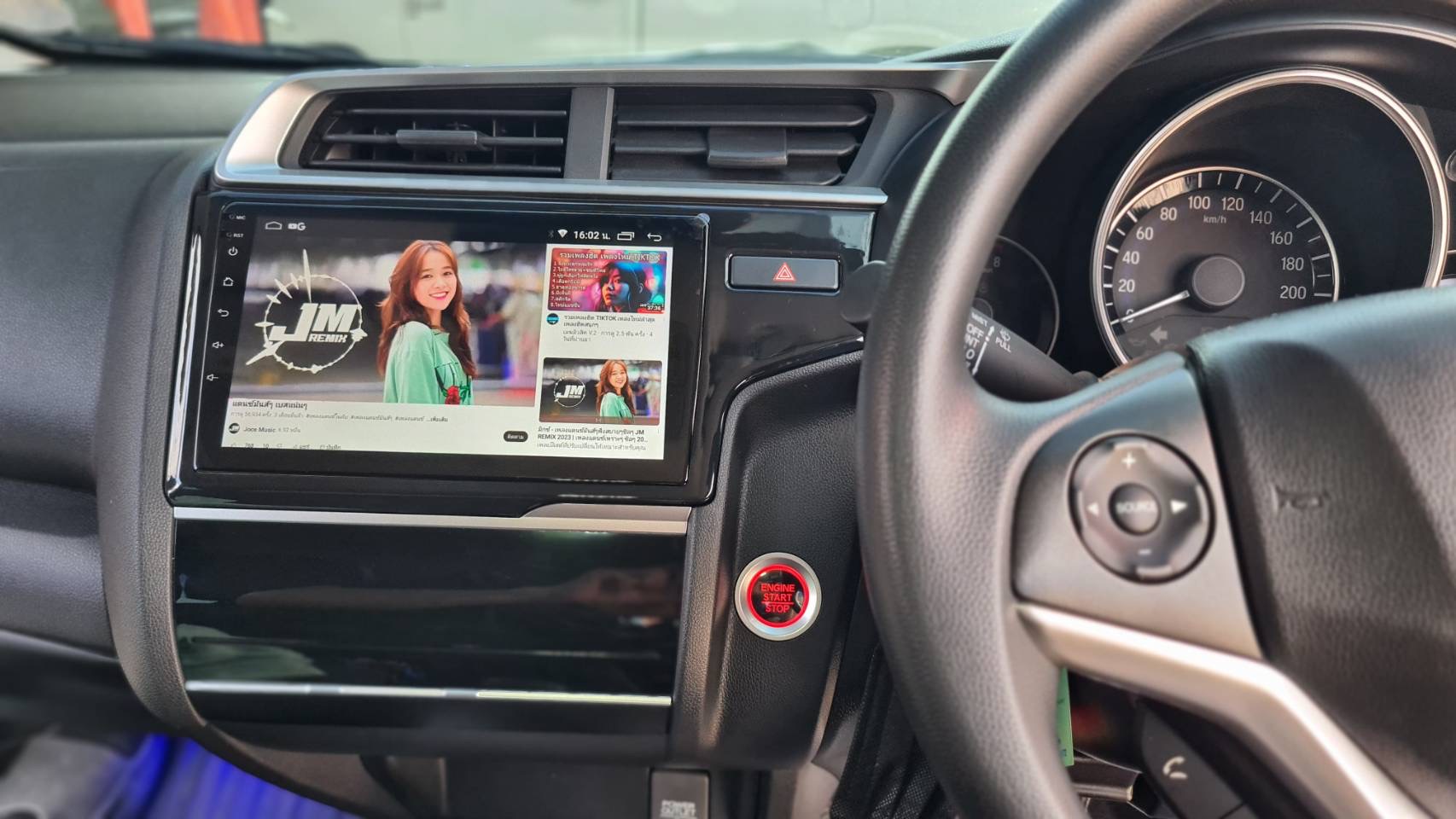 จอตรงรุ่น 10 นิ้ว HONDA JAZZ GK รุ่น T5 ค่าย ALPHA รุ่นใหม่ล่าสุด