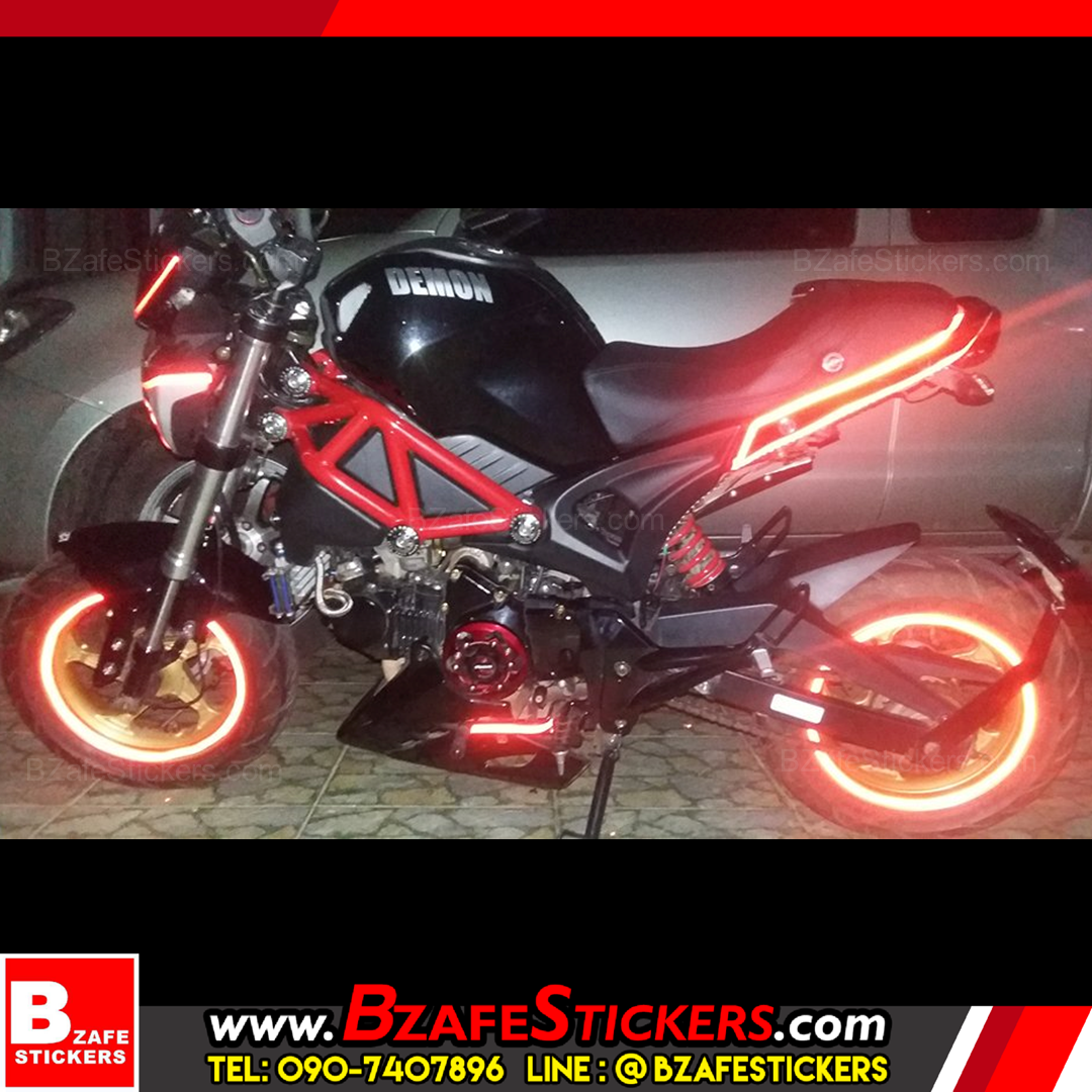 รีวิว สติ๊กเกอร์สะท้อนแสงติดขอบล้อ 3M, Kiwalite สติ๊กเกอร์ติดล้อ สติ๊กเกอร์แต่งรถ