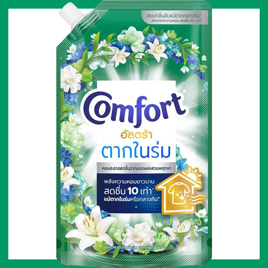ปรับผ้านุ่ม คอมฟอร์ท ตากในร่ม ถุง เขียว 470 มล.