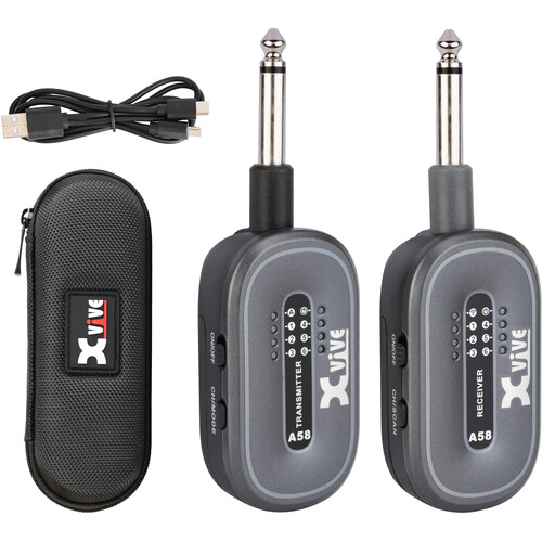 Xvive Audio A58 *ของแท้รับประกัน 1ปี* ไวร์เลสกีต้าร์ไร้สาย 5.8 GHz Wireless Guitar System