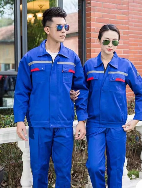 ชุดช่าง ชุดช่างป้องกันไฟฟ้าสถิตย์แขนยาว ชุดช่างไฟฟ้า ชุดช่างโรงงานไฟฟ้า