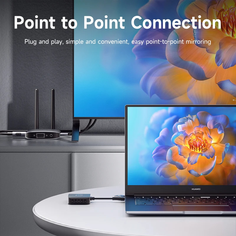 Hagibis G11W TypeC ไร้สาย HDMI Video Transmitter & Receiver Extender จอแสดงผล Dongle สำหรับทีวีโปรเจคเตอร์