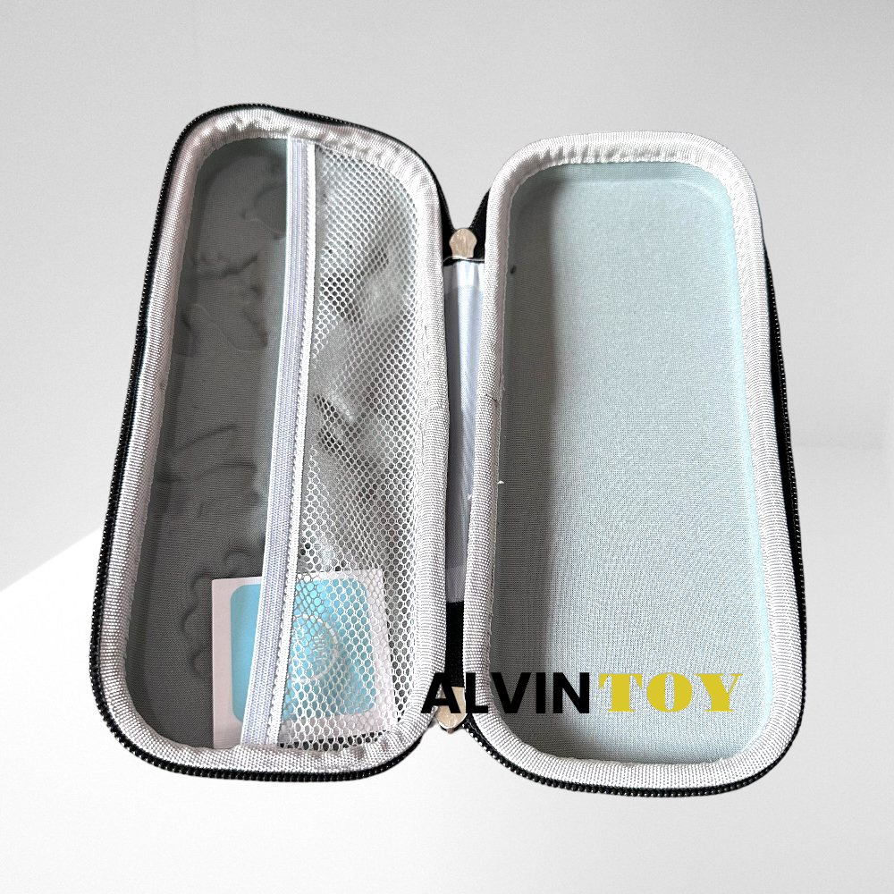 กระเป๋าดินสอไฟเบอร์ซิปรอบ ลายสัตว์น่ารัก