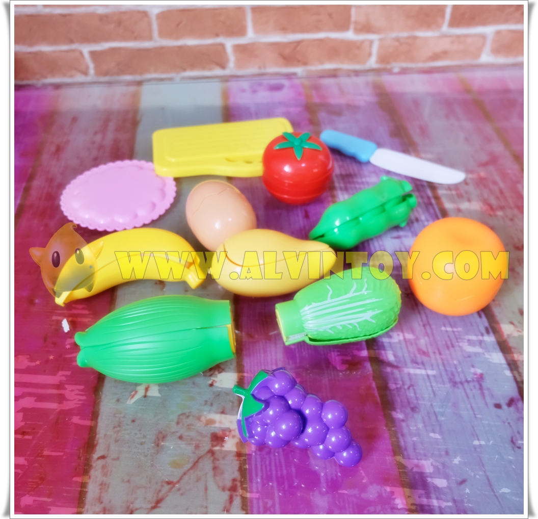 ของเล่นผลไม้หันได้ ขอเล่นเสริมพัฒนาการเด็ก วัสดุเกรด A 12 ชิ้น
