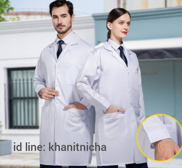 เสื้อคลุมช่าง เสื้อคลุมช่างกันฝุ่่น เสื้อช่างแขนสั้น ยูนิฟอร์มช่าง