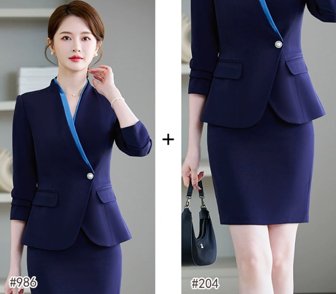 ชุดสูท ชุดพนักงานต้อนรับ ชุดออฟฟิศ ชุดพนักงานต้อนรับโรงแรม