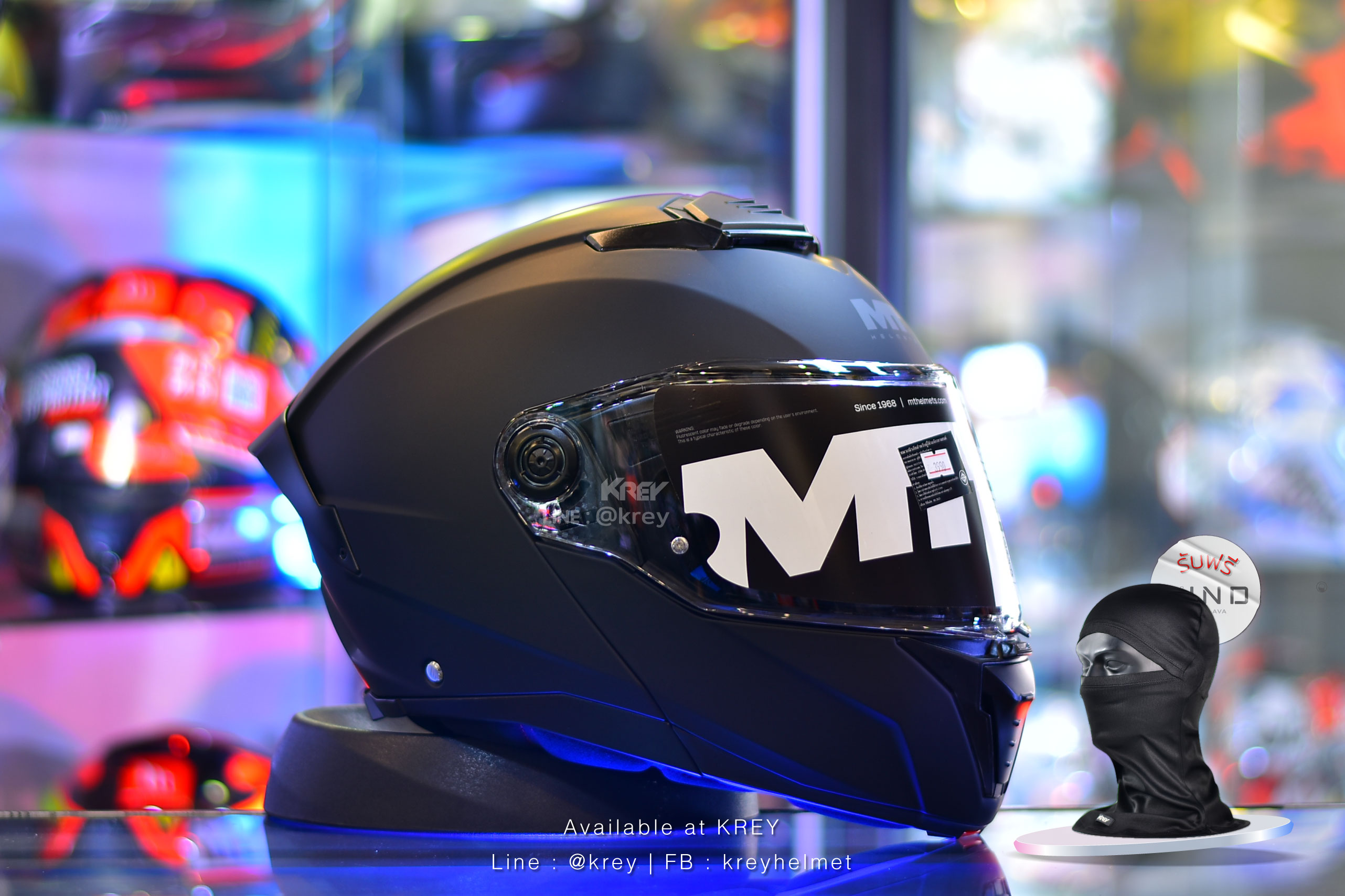 MT model ATOM 2 SV PURE MATT BLACK