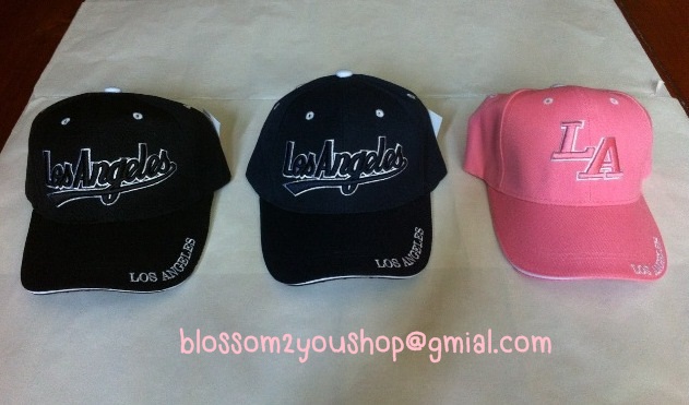 หมวก Los Angeles สีดำทรงเท่ห์จากอเมริกา พร้อมส่ง