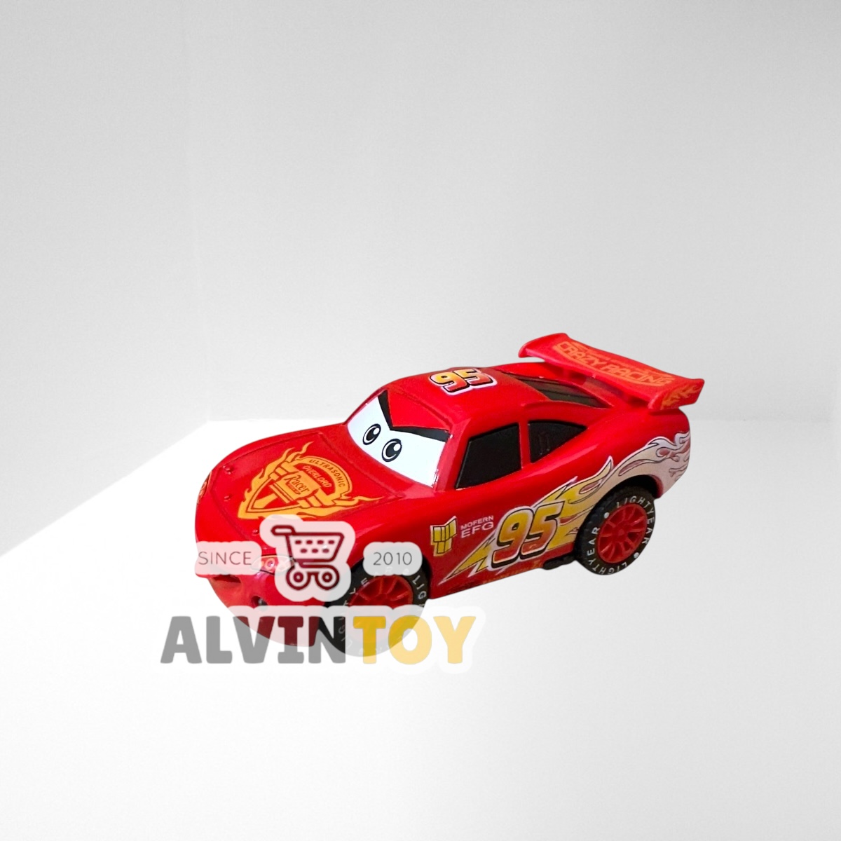 รถเหล็ก Lightning Mcqueen - ไลท์นิ่ง แม็คควีน ไซด์ใหญ่