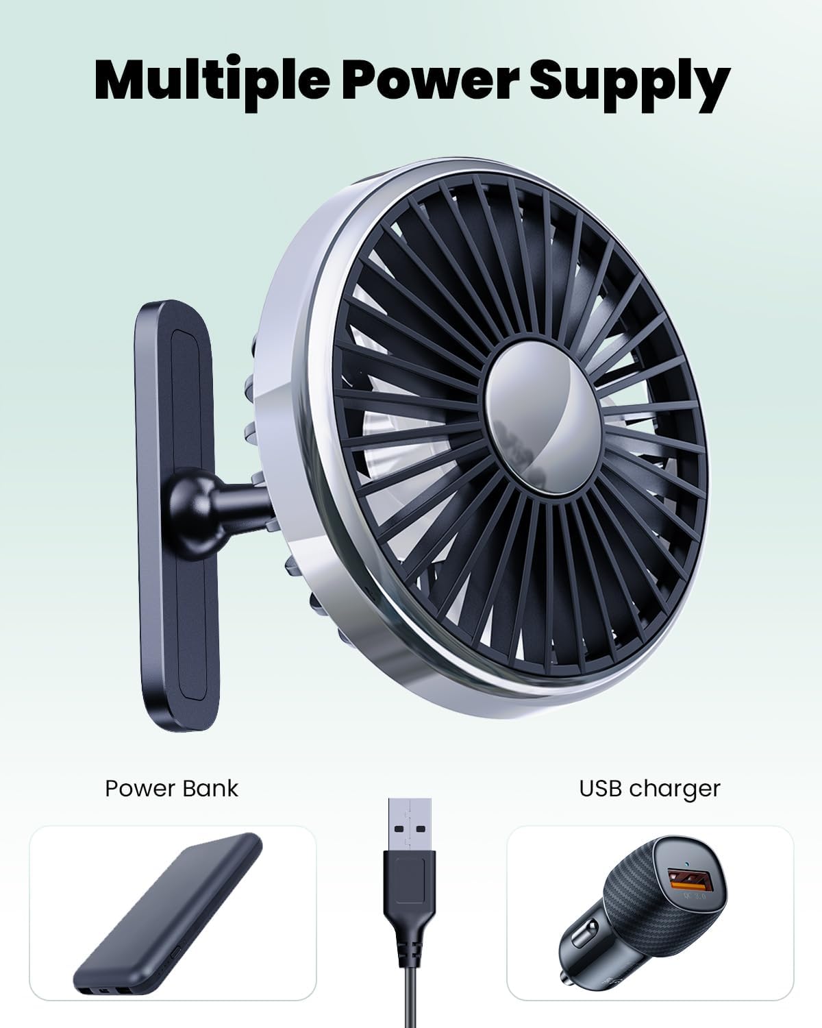 Magnetic Golf USB Fan