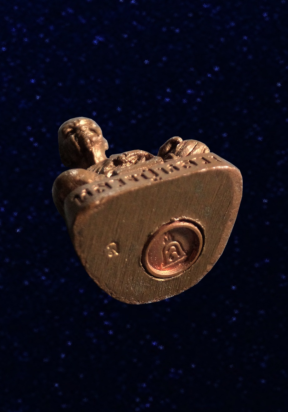 รูปหล่อหลวงปู่หลวง กตปุญโญ รุ่นแรก วัดคีรีสุบรรพต จ.ลำปาง ปี2542