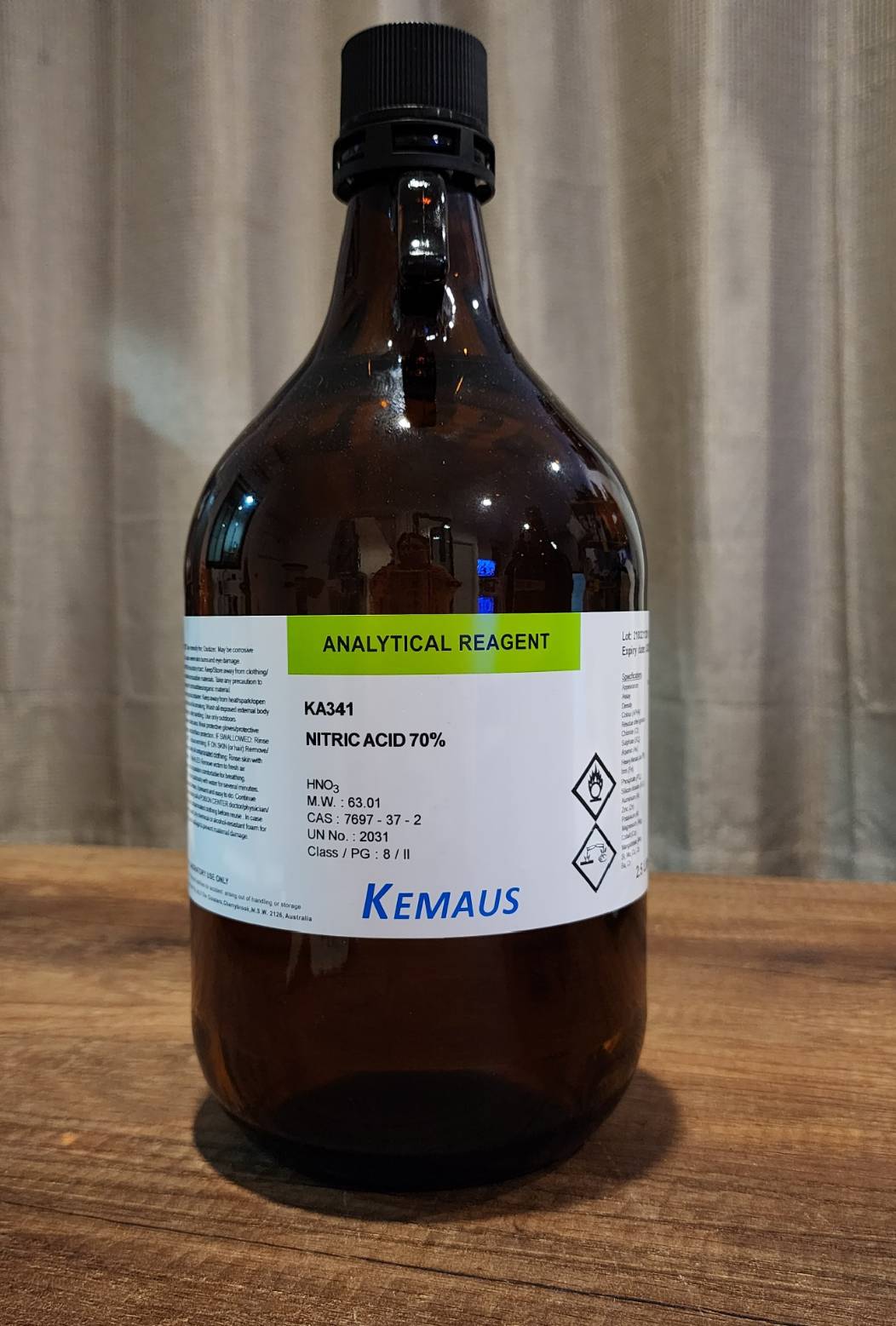 Nitric Acid 70% #KA341- KemAus ,Australia