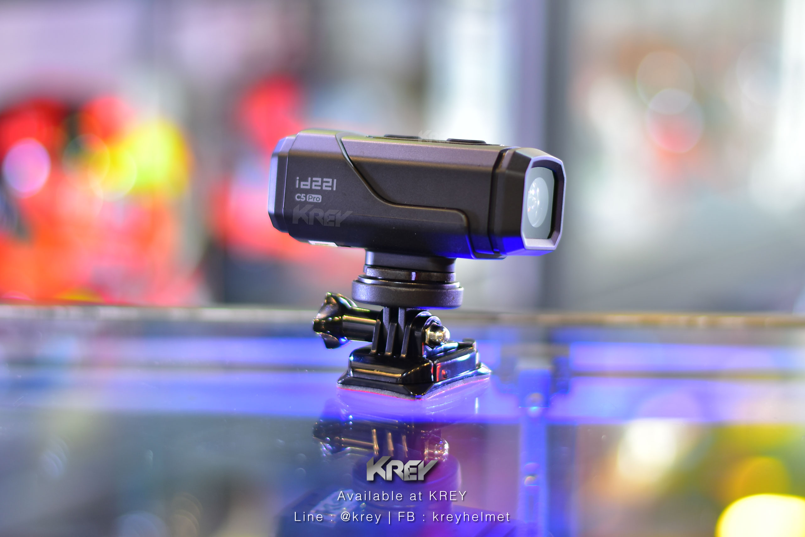 กล้องติดหมวก/รถ id221 รุ่น ACTION C5 Pro