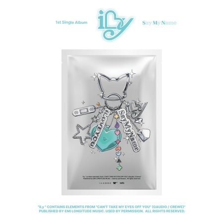 ( Pre-Order ) SAY MY NAME 1st Single Album [iLy] Keyring ver * ไม่มี Poster * วางจำหน่าย 1 / 8 / 2025