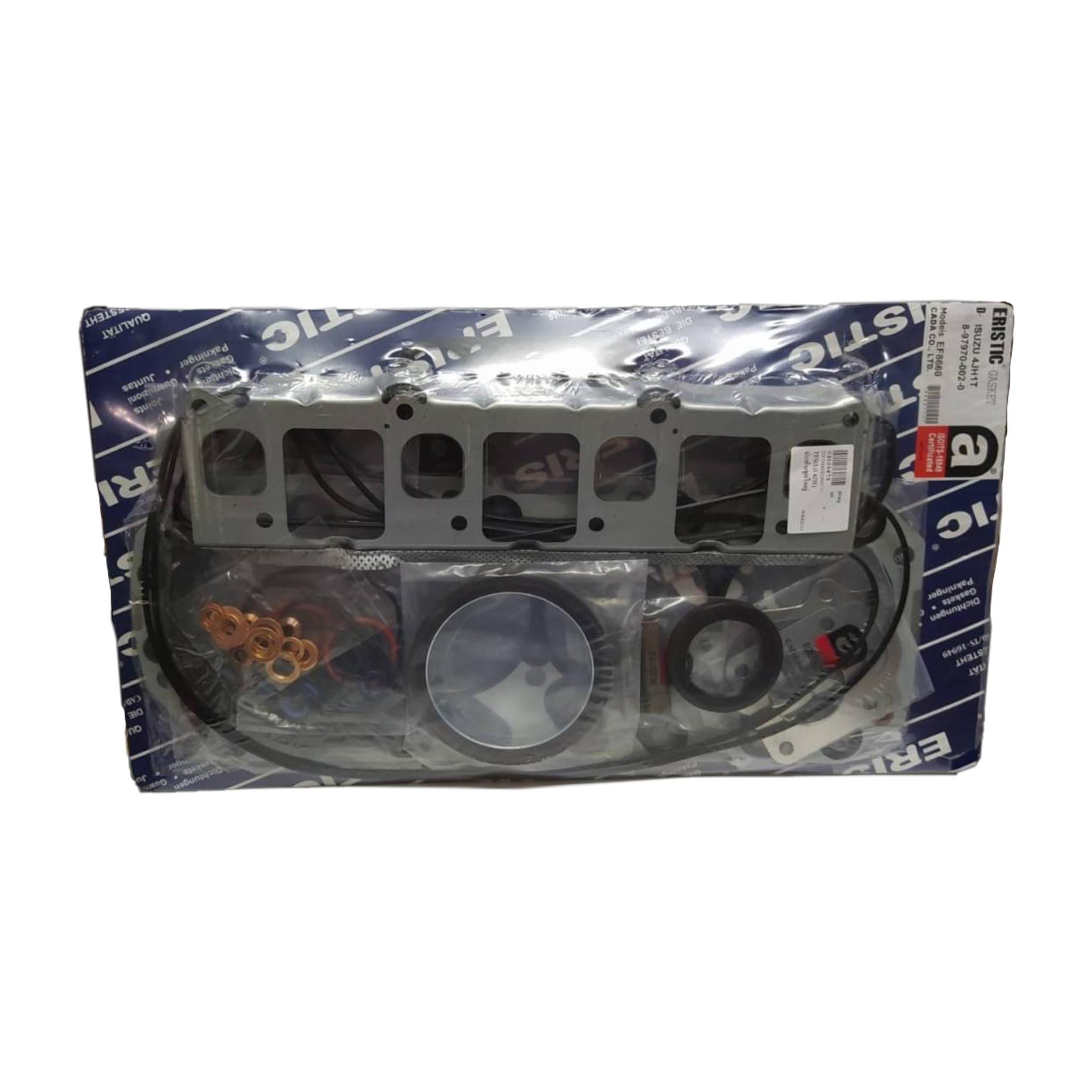 ประเก็นชุดใหญ่ ISUZU TFR 3000 / 4JH1-T อีซูซุ ทีเอฟอาร์ (ชุดใหญ่+ประเก็นฝาสูบ+ซีล) ประเก็นฝาสูบเหล็ก 8-97970002-0 / EF8660 ยี่ห้อ ERISTIC (Head gasket set)