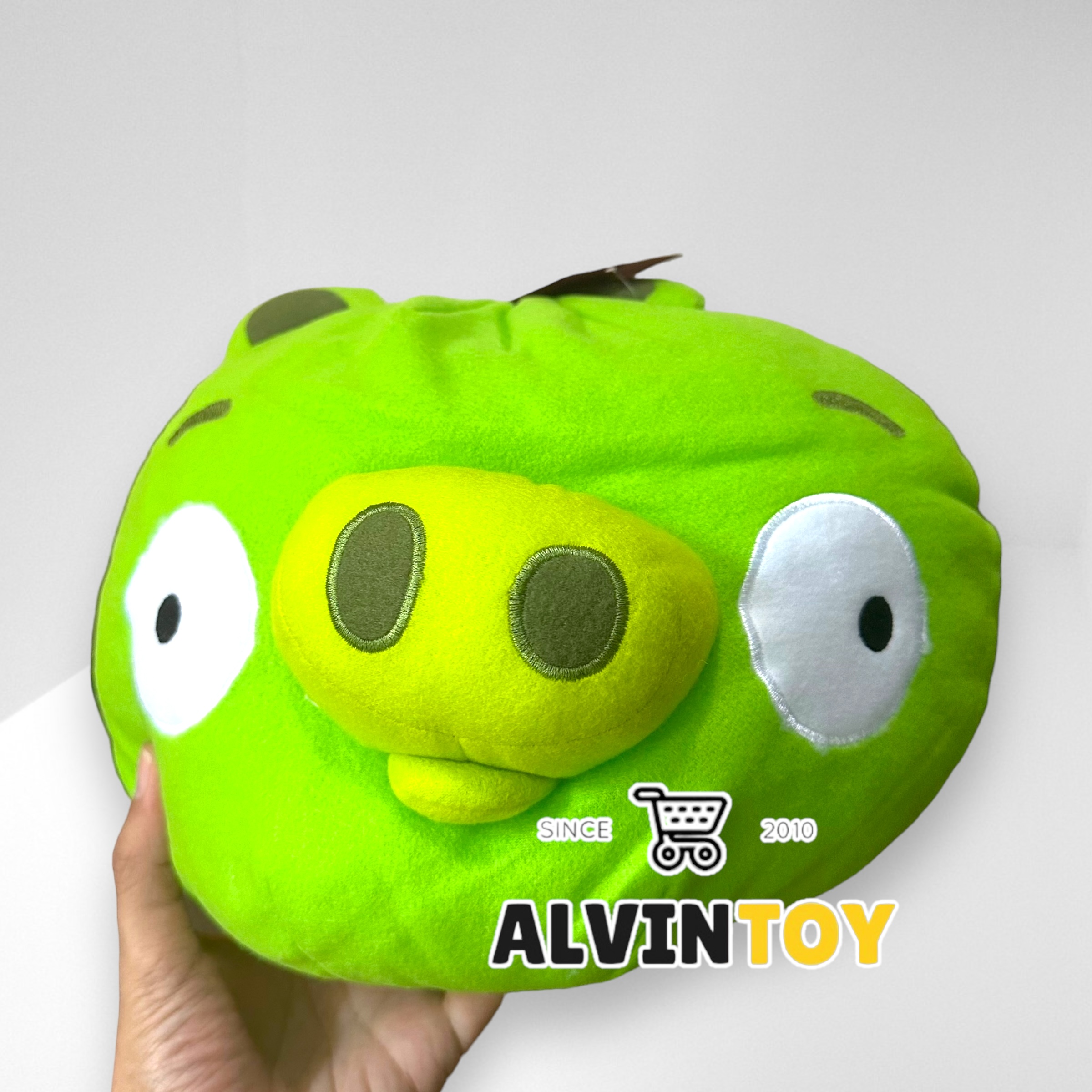 ตุ๊กตาหมูเขียว Angry bird 9.5 นิ้ว
