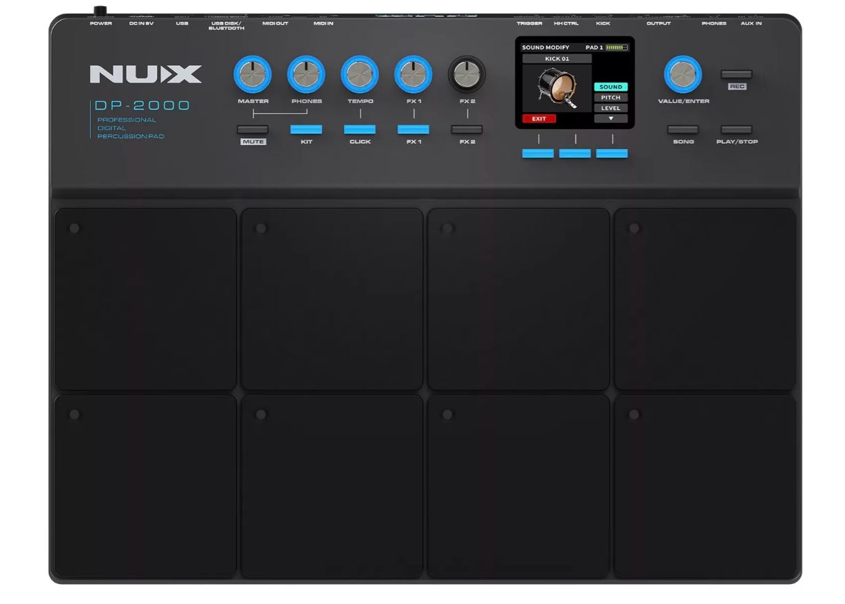 Nux DP-2000 *ของแท้รับประกัน 1ปี* กลองเเพดไฟฟ้า Percussion Pad