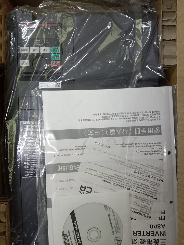 Mitsubishi FR-A840-22K-1 Inverter 22KW 30HP Input 3-Phase 380-500VAC Output 3-Phase 380-500VAC 0.2-590Hz A800 Series High Performance Inverter มิตซูบิชิ อินเวอร์เตอร์ เครื่องควบคุมความเร็วรอบมอเตอร์