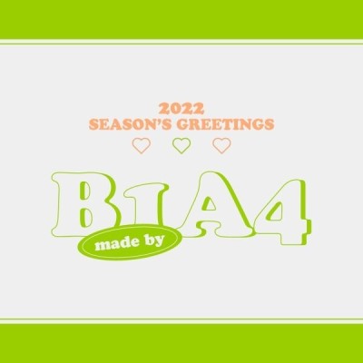 ( Pre-Order ) B1A4 SEASON`S GREETINGS 2022 มี Poster ภายใน Set ** จำนวนจำกัด ** ** สั่งเกิน 1 ชิ้นบวกค่าส่งเพิ่มชิ้นละ 20 บาท เนื่องจากสินค้าหนัก ** วางจำหน่าย 29 / 12 / 2021