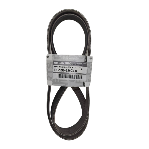 (แท้ศูนย์) สายพานหน้าเครื่อง NISSAN ALMERA / MARCH / NOTE เครื่อง 1.2 / นิสสัน มาร์ช / อัลเมร่า / โน๊ท 11720-1HC1A / 7PK1165