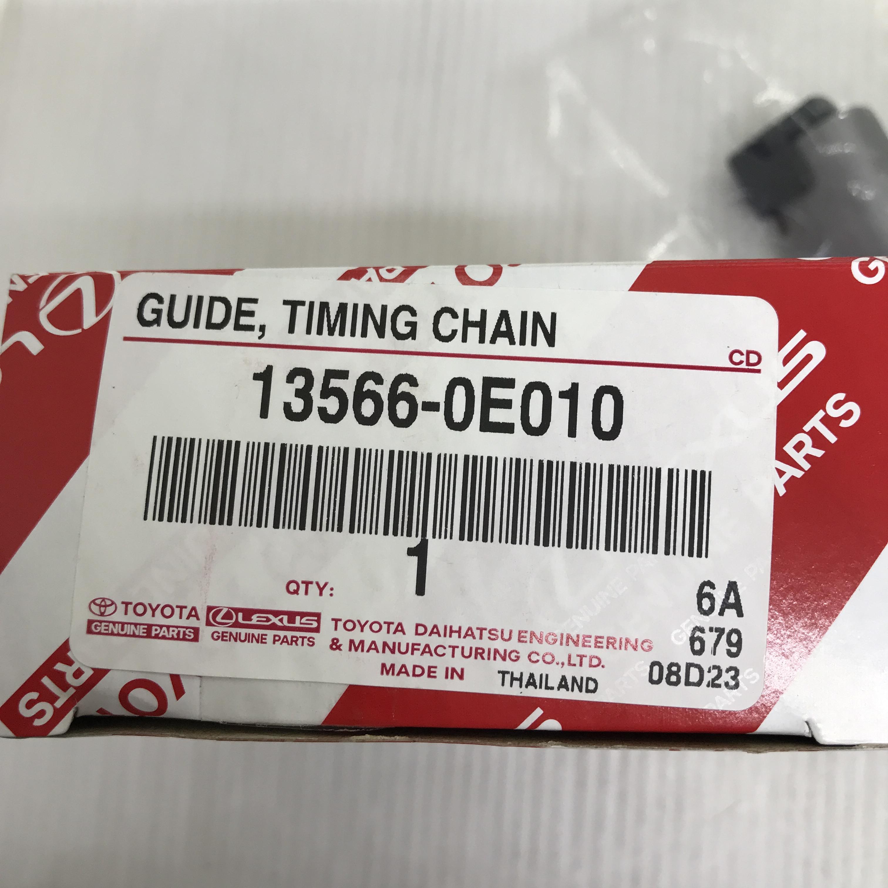 (แท้ศูนย์) ยางรองโซ่ราวลิ้น TOYOTA REVO ยี่ห้อ TOYOTA โตโยต้า รีโว่ / 13566-0E010 Damper Chain Vibration