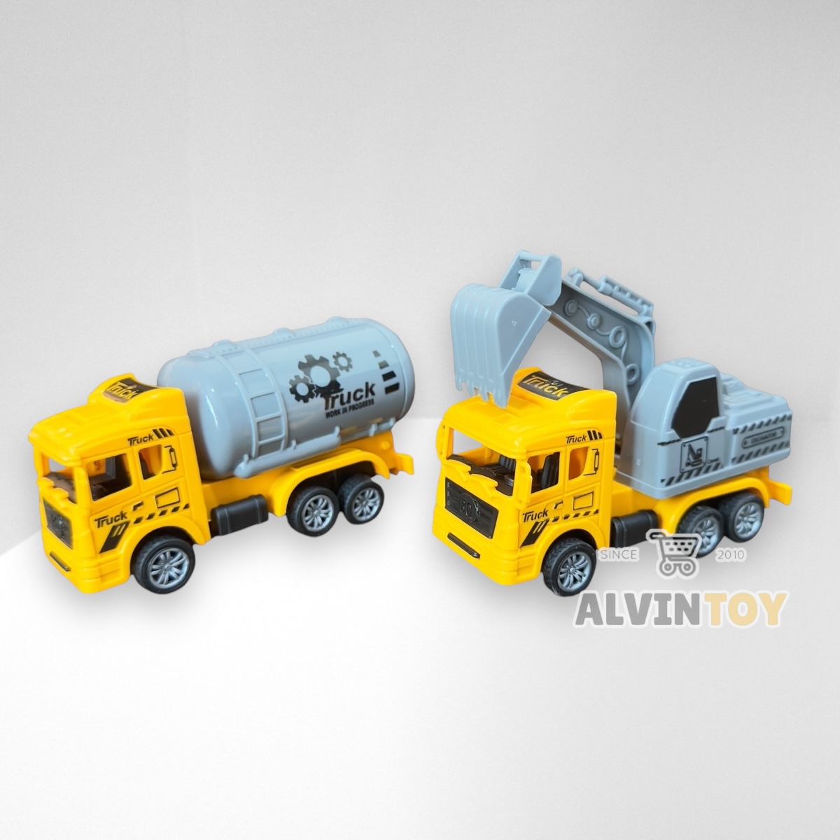 ส่งเร็วจากกทม. โมเดล รถก่อสร้าง รถบรรทุก ชุด 5 คัน ผลิตจากพลาสติก คุณภาพดี แข็งแรง ทนทาน สินค้าได้รับมาตรฐาน มอก.