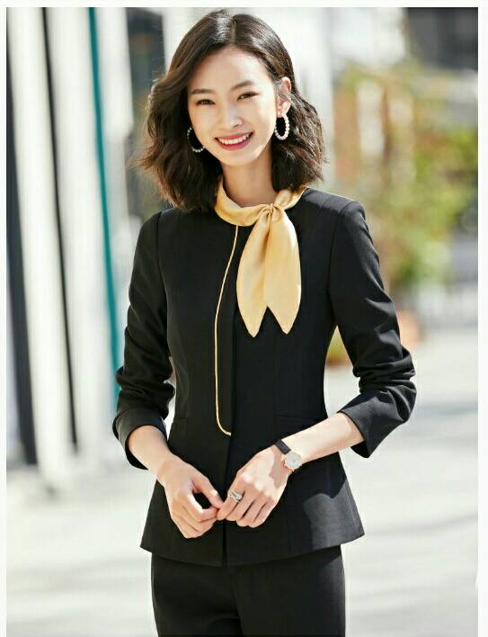 ชุดสูท ชุดพนักงานต้อนรับโรงแรม ชุดพนักงานออฟฟิศ