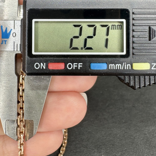 รหัส 64403 สร้อยคอ นาก40 ลายคดกริช รอบเส้น ความยาว 23 นิ้ว สวมหัวได้ นน. 15.00 g