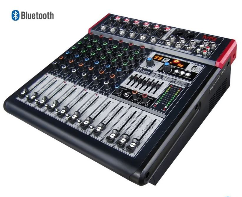 NTS PFX-6 *ของแท้รับประกัน 1ปี* เพาเวอร์มิกเซอร์ 6-Ch, 200W Power Mixer, Built-in FX. Bluetooth, USB