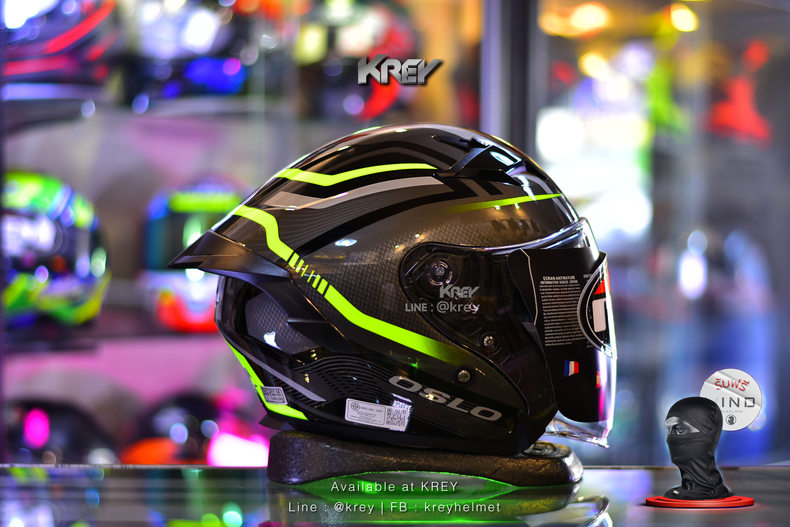 Real model OSLO Magma Black Yellow