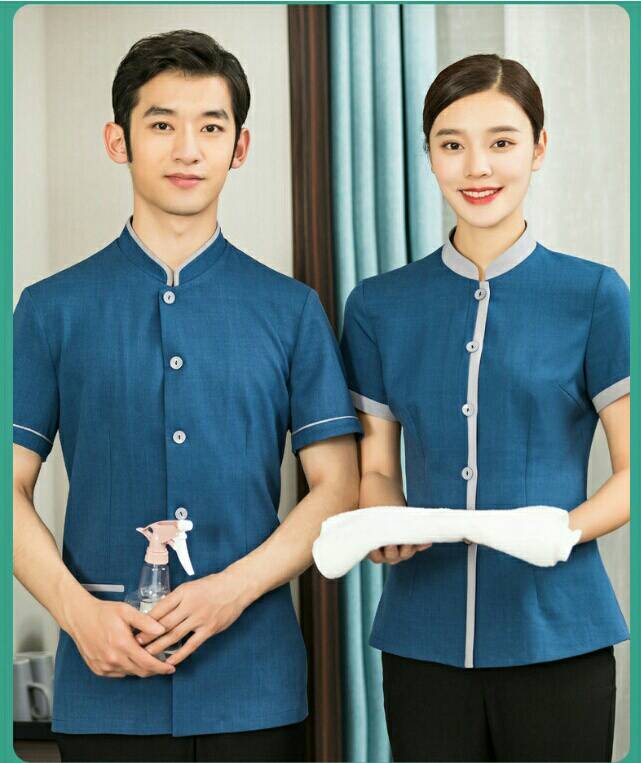 เสื้อแม่บ้าน พ่อบ้าน พนักงานทำความสะอาด