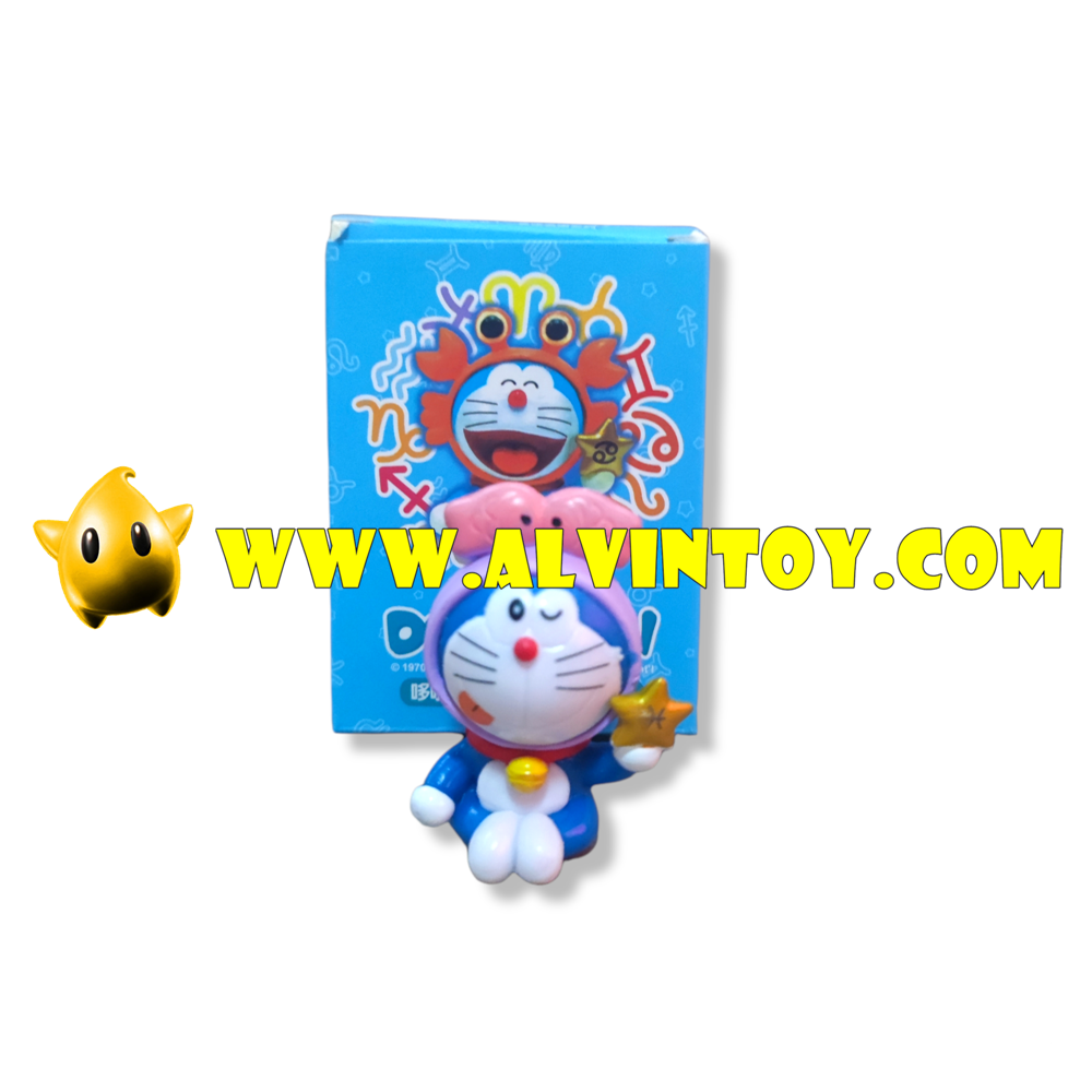 Action Figure โมเดลโดเรม่อน ประจำราศีต่างๆ เซ็ต 4 ตัว ขนาดความสูง 5 ซม.