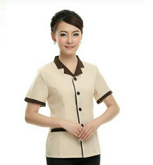 เสื้อแม่บ้าน ชุดแม่บ้าน ชุดแม่บ้านโรงแรม ชุดแม่บ้านโรงพยาบาล ชุดพนักงานทำความสะอาด