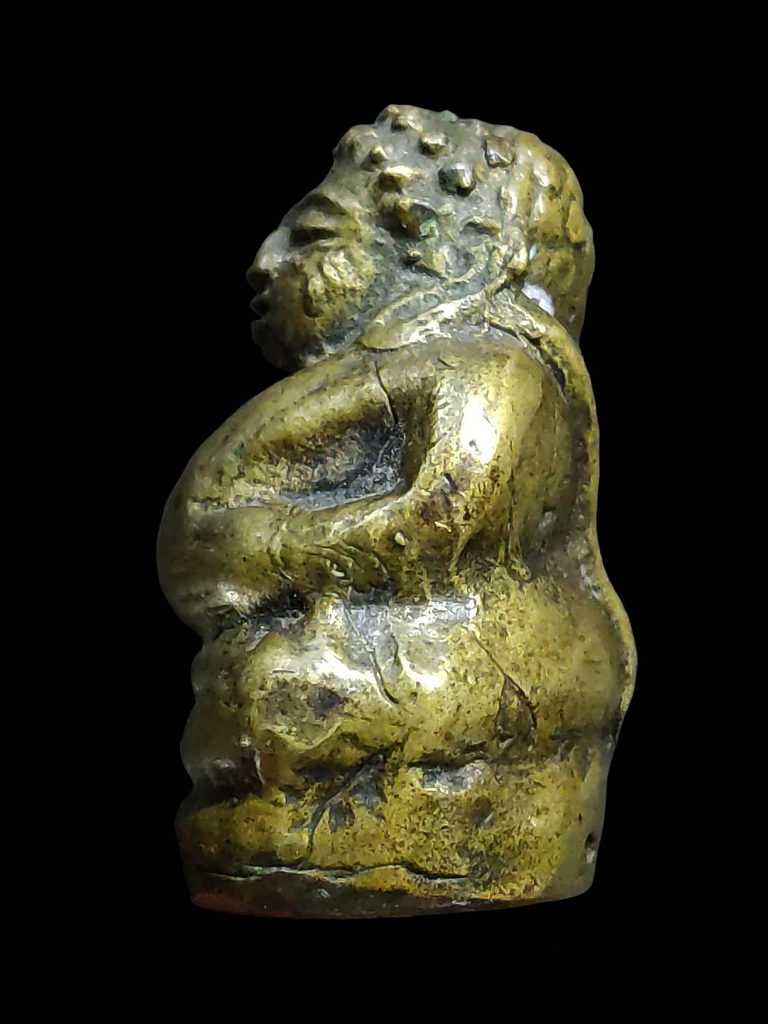 หลวงพ่อเงิน พิมพ์(สังกัจจายน์) กรุวัดขวาง เนื้อทองผสม