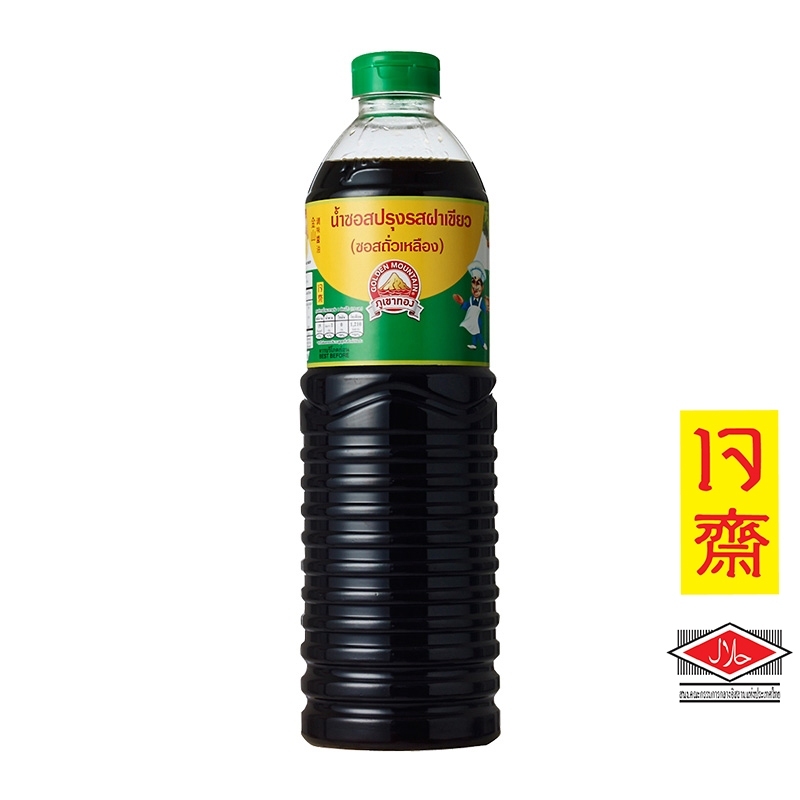 ซอสปรุงรสฝาเขียว ตราภูเขาทอง 1 L