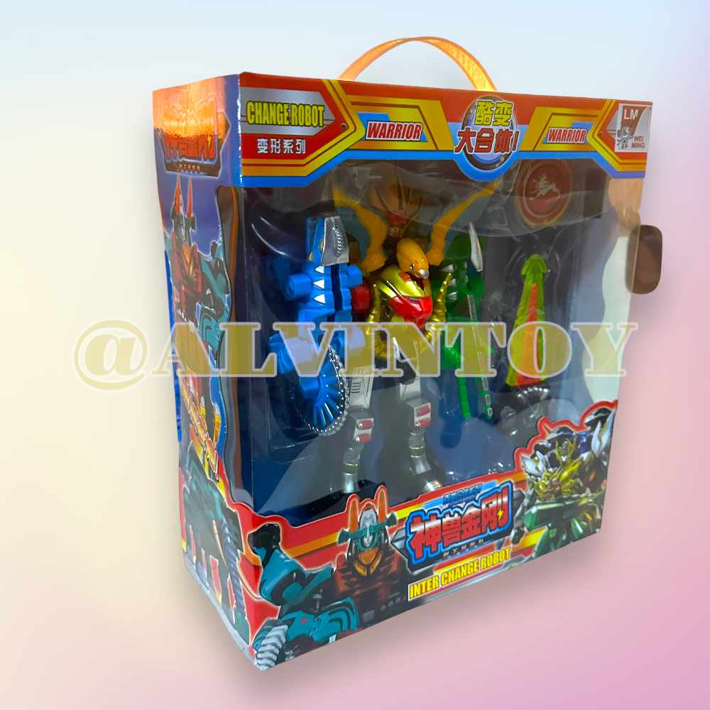 หุ่นยนต์ ประกอบร่าง Inter Change robot หุ่นยนต์แปลงร่าง แยกร่างได้