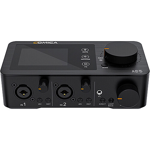Comica LinkFlex AD5 *ของแท้รับประกัน 2ปี* ออดิโออินเตอร์เฟส Portable 4x4 Dual USB-C Audio Interface for Computer and Phone/Tablet
