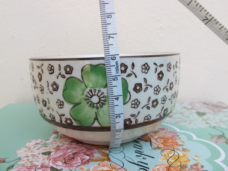 เซตชามพร้อมตะเกียบ ลายซากุระ 2 ที่ แพ็คกล่องเขียวมิ้นท์ พร้อมถุงหิ้ว