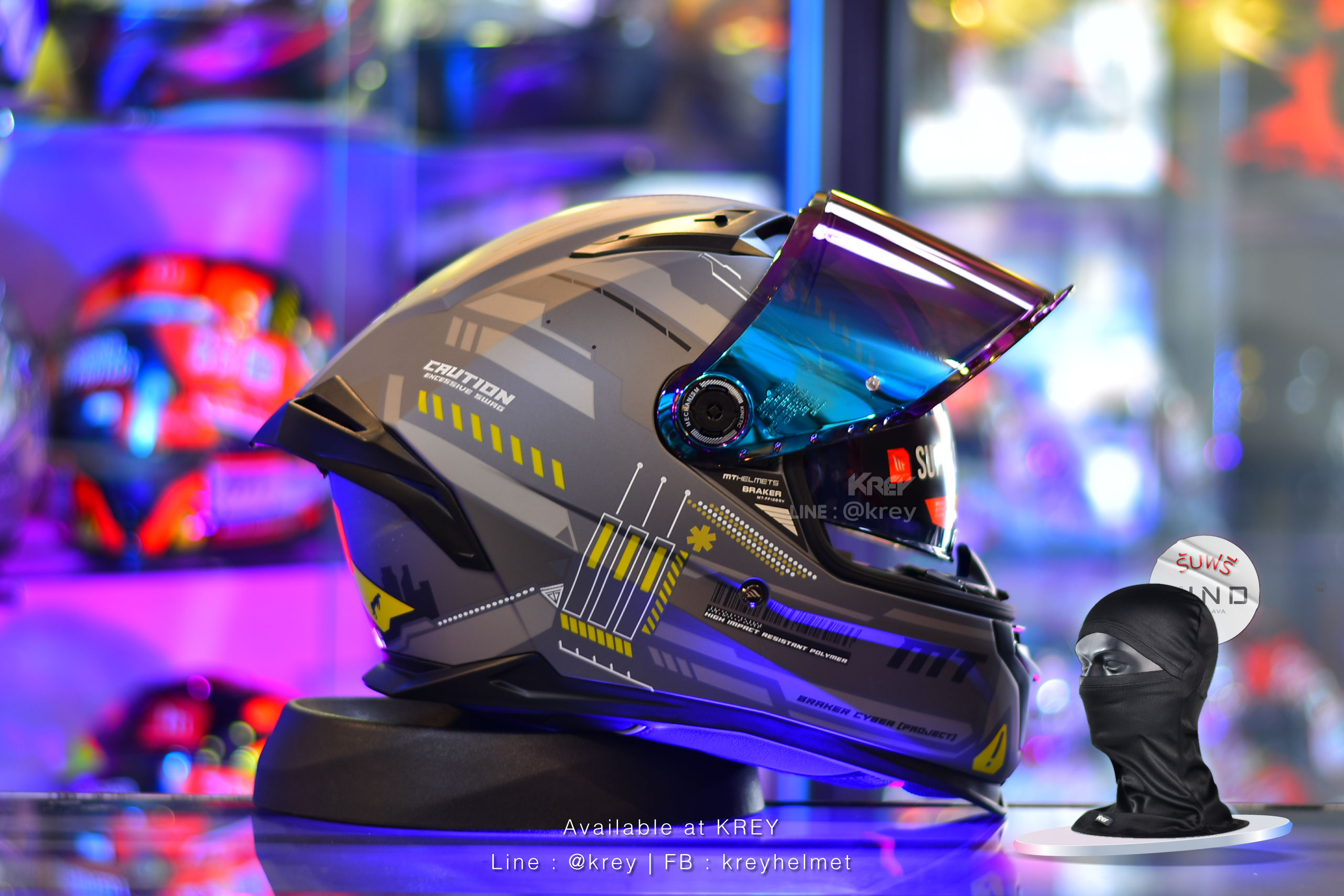 MT model BRAKER SV CYBER MATT GREY