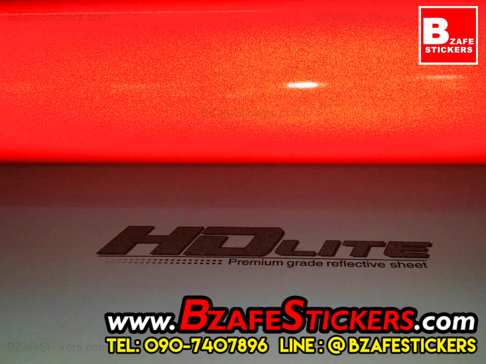 สติ๊กเกอร์สะท้อนแสง HDLite สีเขียวแอปเปิ้ล