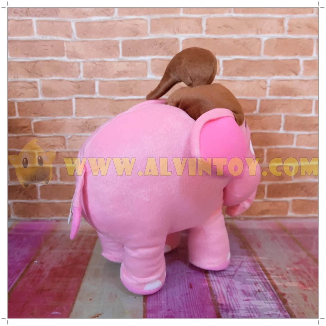 ตุ๊กตาช้างส้มจิ๊ด 12 นิ้ว