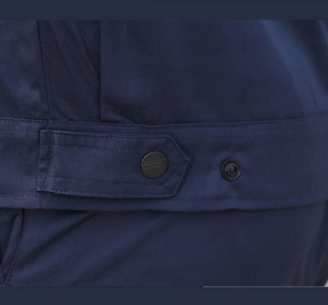 ชุดช่าง ยูนิฟอร์มช่าง ชุดช่างกลโรงงาน ช่างไฟฟ้า สีกรม สีฟ้า สีแดง สีเทา สีส้ม