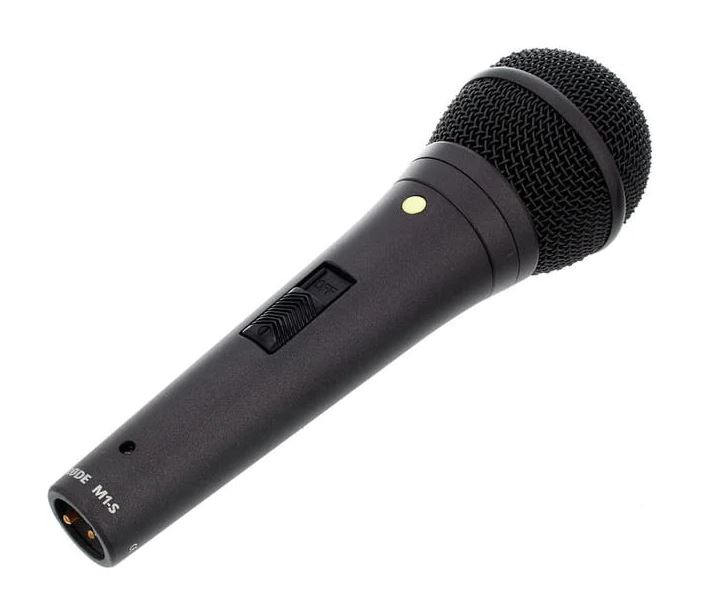 RODE M1-S *ของแท้ประกัน 1ปี* ไมค์ร้อง มีสวิทช์ Live Performance Dynamic Microphone Switch ON/OFF ฟรี!! Stand Mount, Zip Pouch