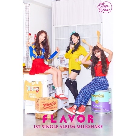 ( Pre-Order ) FANATICS-FLAVOR 1st Single Album MILKSHAKE + Poster วางจำหน่าย 27 / 11 / 2018