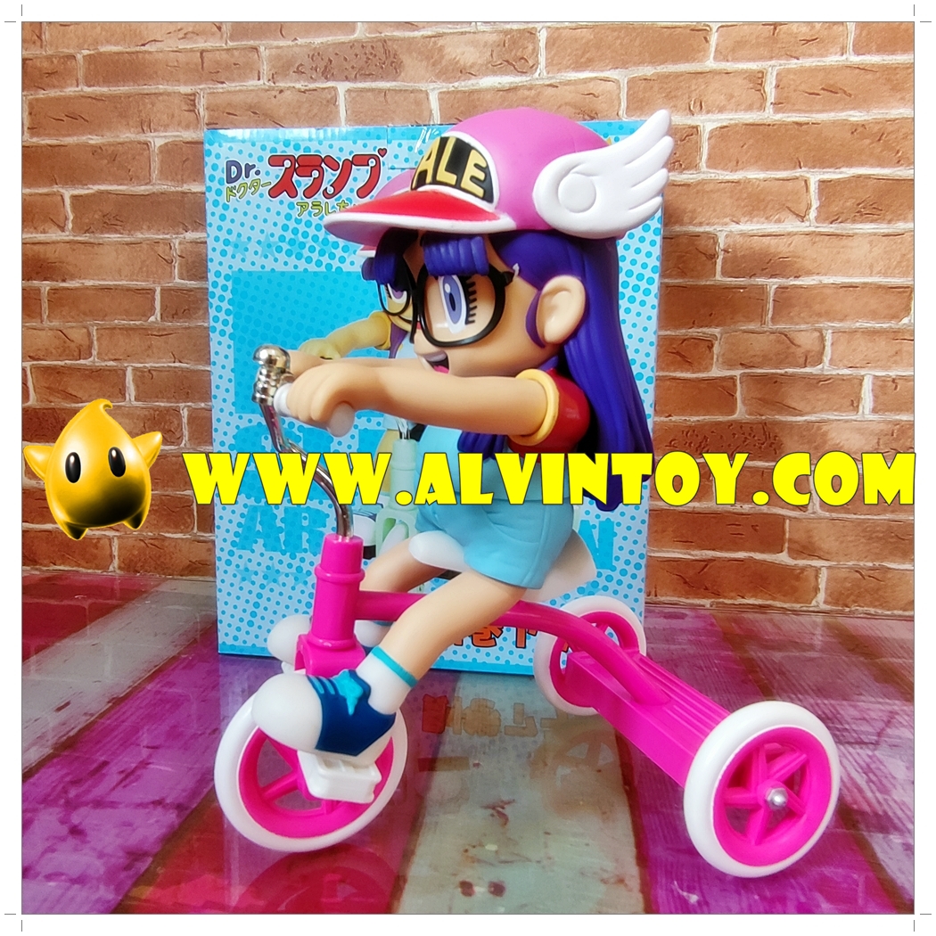 Figure Arale - อาราเล่ ปั่นจักรยาน ขนาดความสูง 25.5 cm.