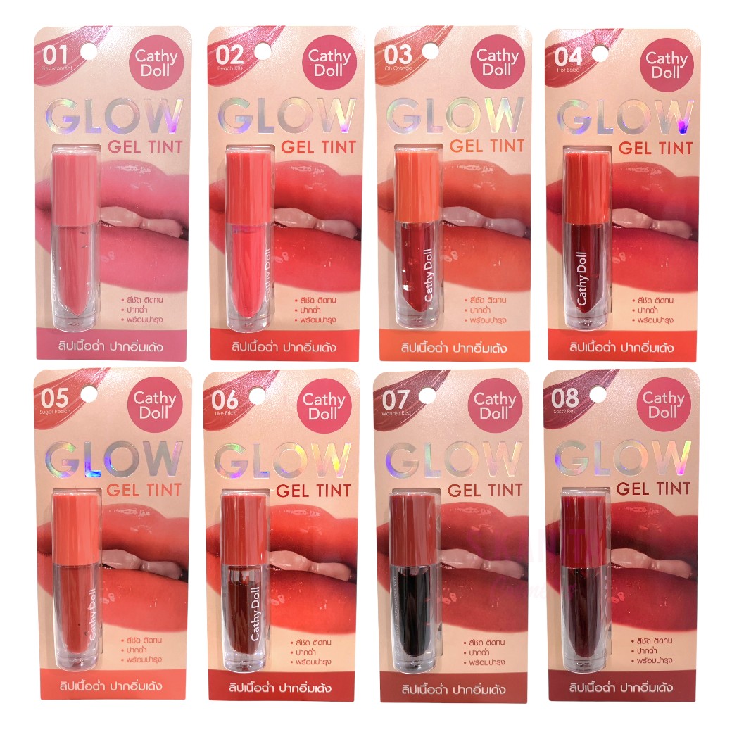 CATHY DOLL เคที่ดอลล์ โกลว์เจลทินท์ (2.4 กรัม) Glow Gel Tint (2.4 G)