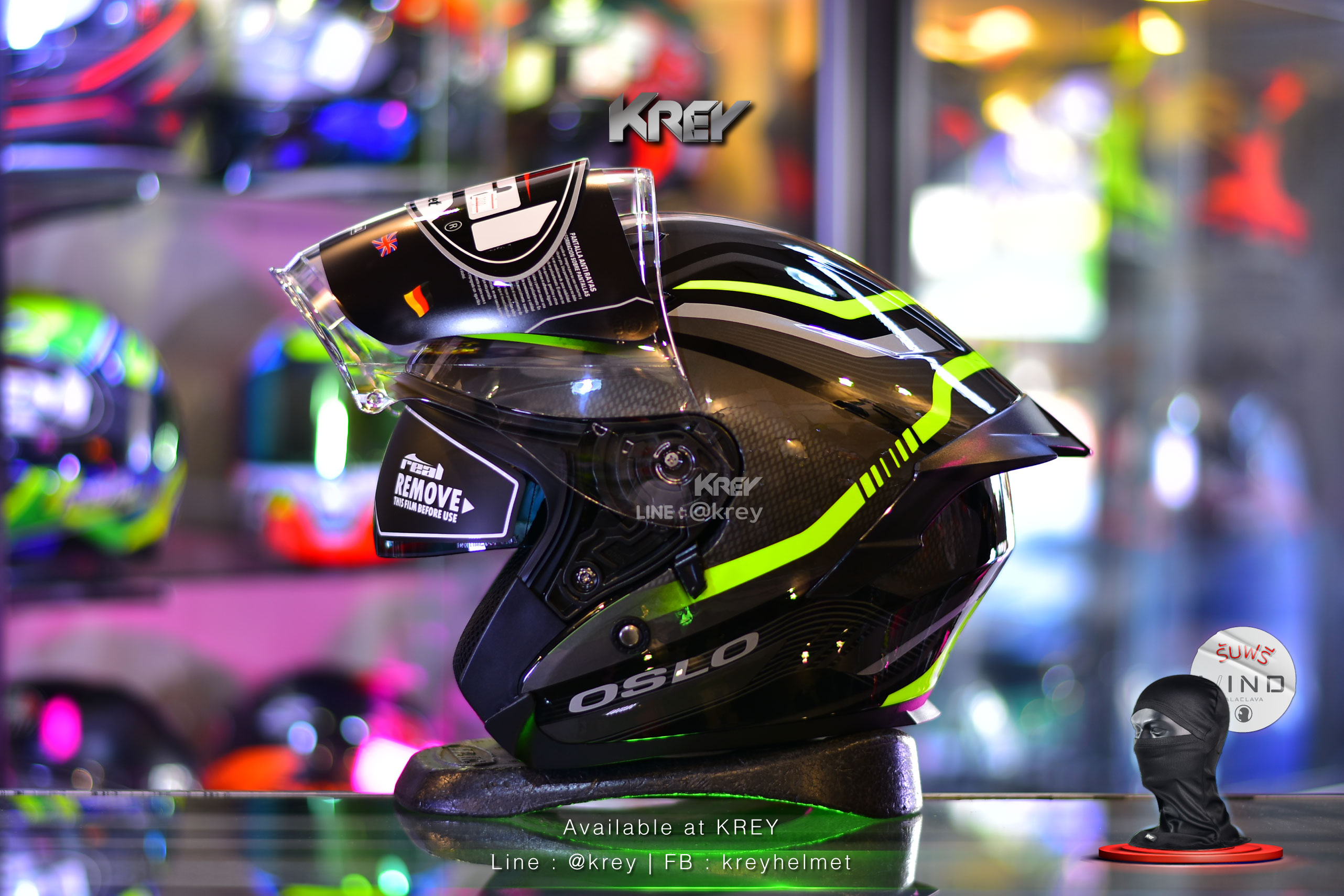 Real model OSLO Magma Black Yellow