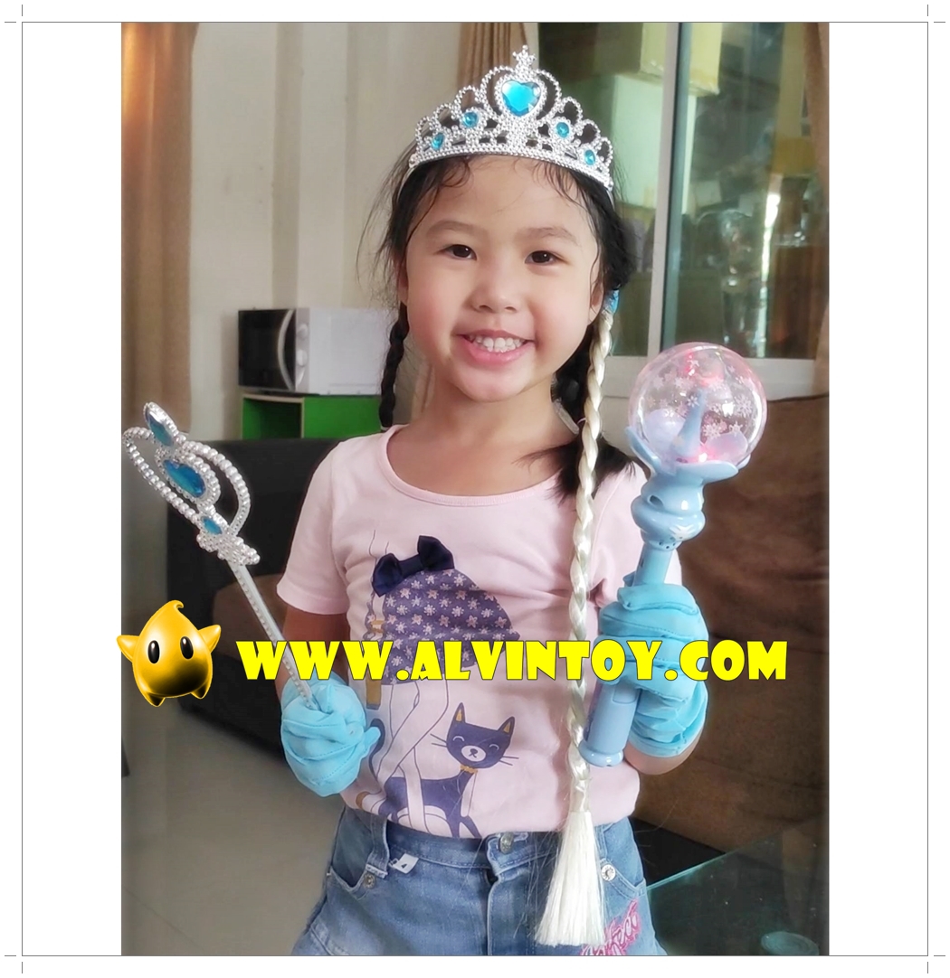 ชุดของเล่นโฟรเซ่น คฑา / ถุงมือ / มงกุฏ / ผมเปีย