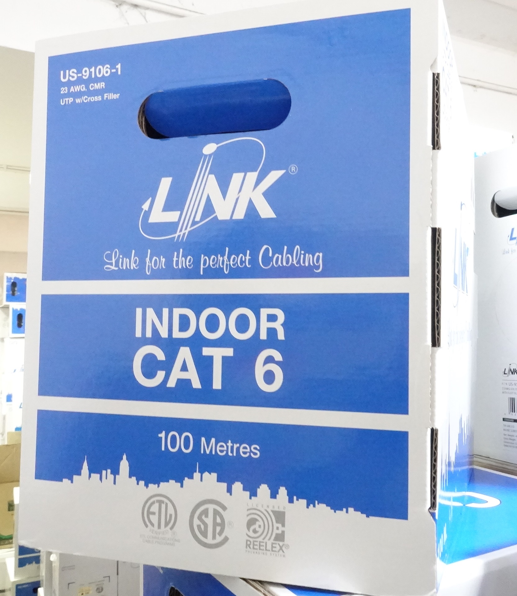สายแลน UTP Cat6 (100m) LINK (250 Mhz) CM